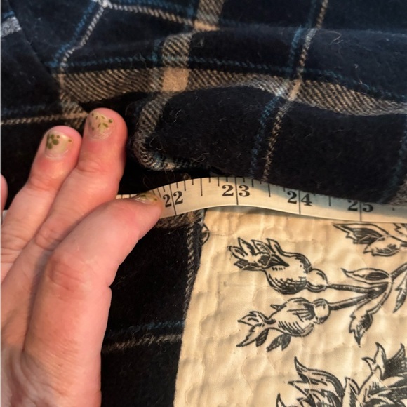 Black Plaid Men's Shirt with Red Accents - Picture 8 of 10